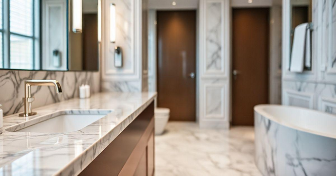 Balcão de Mármore para Banheiro: Elegância e Funcionalidade