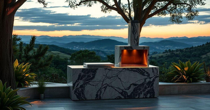 Churrasqueira de Pedra de Mármore: Elegância em Seu Churrasco