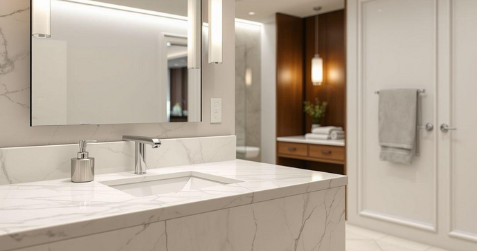 Balcão de Mármore para Banheiro: Elegância e Durabilidade