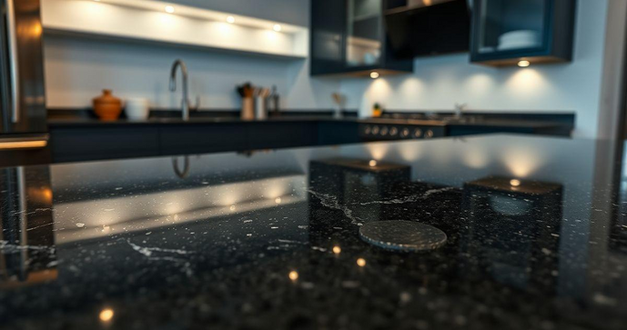 Balcão Granito Preto São Gabriel: Estilo e Durabilidade