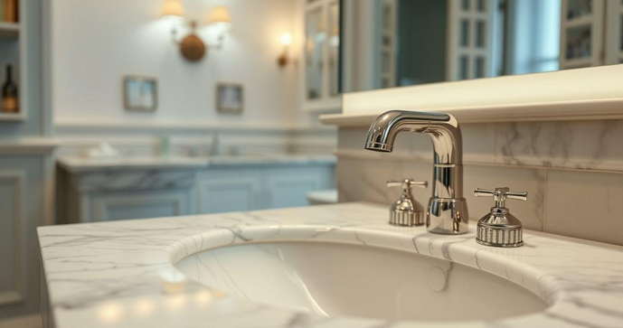 Lavatório de mármore: como escolher o ideal para sua casa e valorizar o ambiente