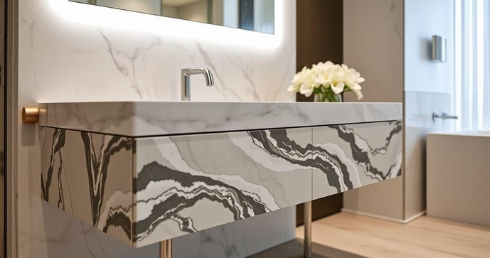 Lavatório de mármore para banheiro é a escolha perfeita para elegância e durabilidade