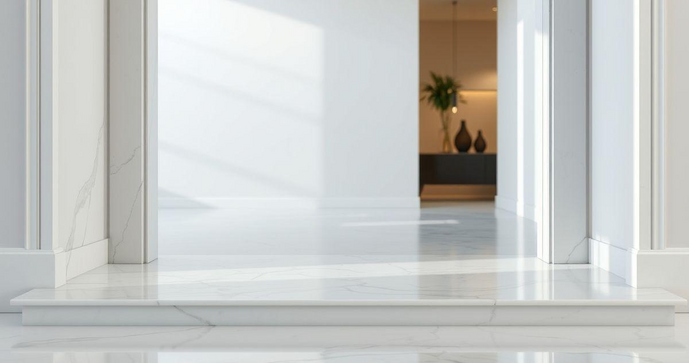Soleira mármore branco é a escolha perfeita para elegância e durabilidade em sua decoração