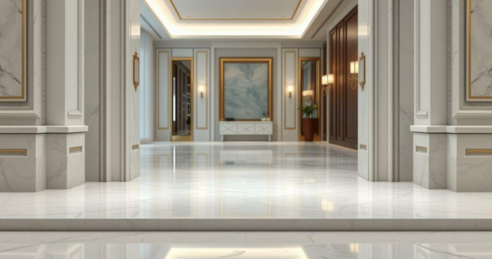 Soleira mármore branco transforma ambientes com elegância e sofisticação