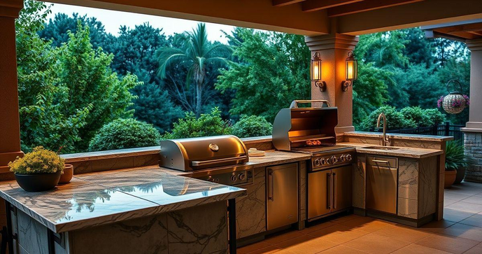 Bancada de Mármore para Churrasqueira: Elegância e Funcionalidade para Seu Espaço Gourmet