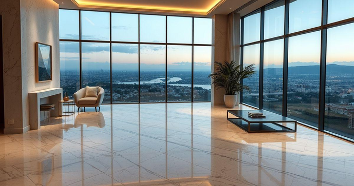 Mármore Travertino Romano Polido: A Elegância e Durabilidade para Seus Ambientes