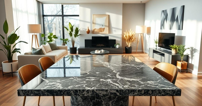 Mesa de granito: Como escolher a ideal para sua casa